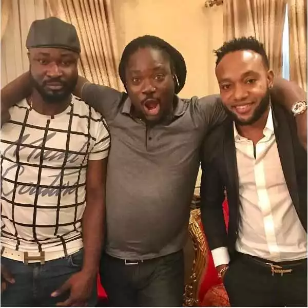 “Shame To Bad People": Daddy Showkey Reconciles Harrysong & Kcee (Photo)